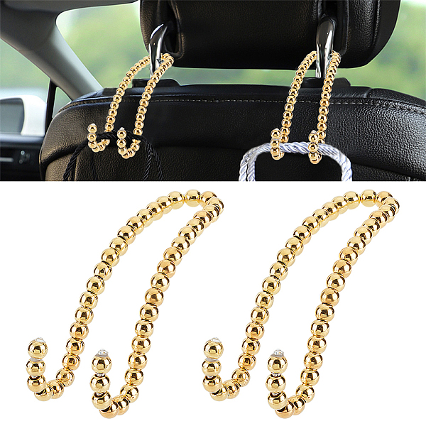 PandaHall Olycraft 2Pcs Multi-Function Alloy Hook Hangers, with ABS Plastic Pearl Beads & Glass Crystal Rhinestones, for Home, Car Seat..., Gold
PandaHall Olycraft 2Pcs Multi-Function Alloy Hook Hangers, with ABS Plastic Pearl Beads & Glass Crystal Rhinestones, for Home, Car Seat..., Gold