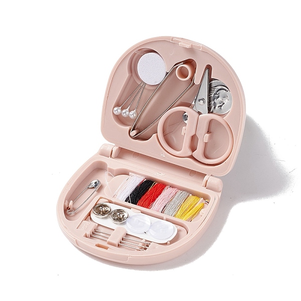PandaHall Sewing Tool Sets, including Ball Pins, Tweezers, Scissor, Sewing Needle Devices Threader, Polyester Thread, Safety Pin, Button..., Pink
PandaHall Sewing Tool Sets, including Ball Pins, Tweezers, Scissor, Sewing Needle Devices Threader, Polyester Thread, Safety Pin, Button..., Pink