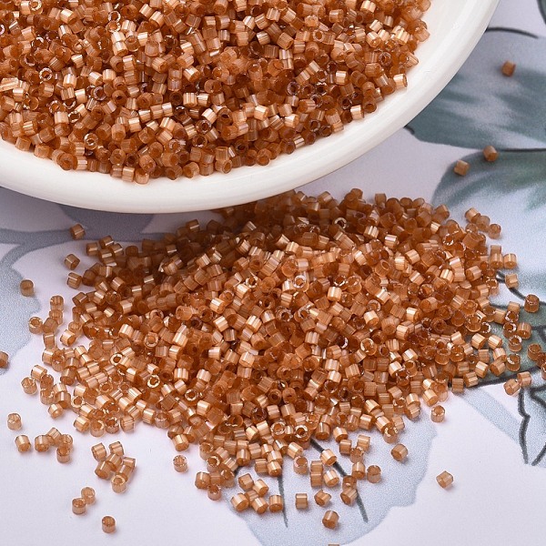 PandaHall MIYUKI Delica Beads, Cylinder, Japanese Seed Beads, 11/0, (DB1804) Dyed Topaz Silk Satin, 1.3x1.6mm, Hole: 0.8mm, about..., Brown
PandaHall MIYUKI Delica Beads, Cylinder, Japanese Seed Beads, 11/0, (DB1804) Dyed Topaz Silk Satin, 1.3x1.6mm, Hole: 0.8mm, about..., Brown