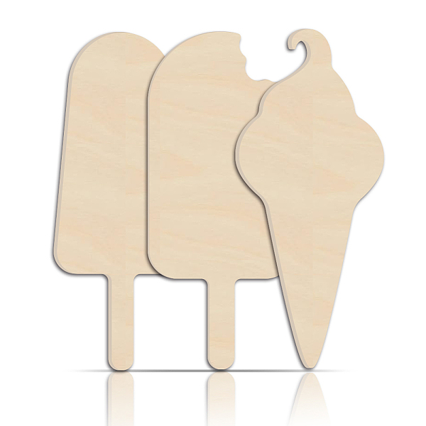 PandaHall Wood Wall Art Decorations, Home Hanging Ornaments, Ice Cream Pattern, 293~297x114~127mm, 2pcs/set Wood Ice Cream
PandaHall Wood Wall Art Decorations, Home Hanging Ornaments, Ice Cream Pattern, 293~297x114~127mm, 2pcs/set Wood Ice Cream