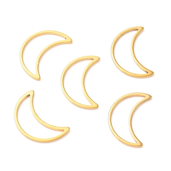 PandaHall 201 Stainless Steel Linking Rings, Moon, Golden, 15.5x10x1mm 201 Stainless Steel Moon
PandaHall 201 Stainless Steel Linking Rings, Moon, Golden, 15.5x10x1mm 201 Stainless Steel Moon