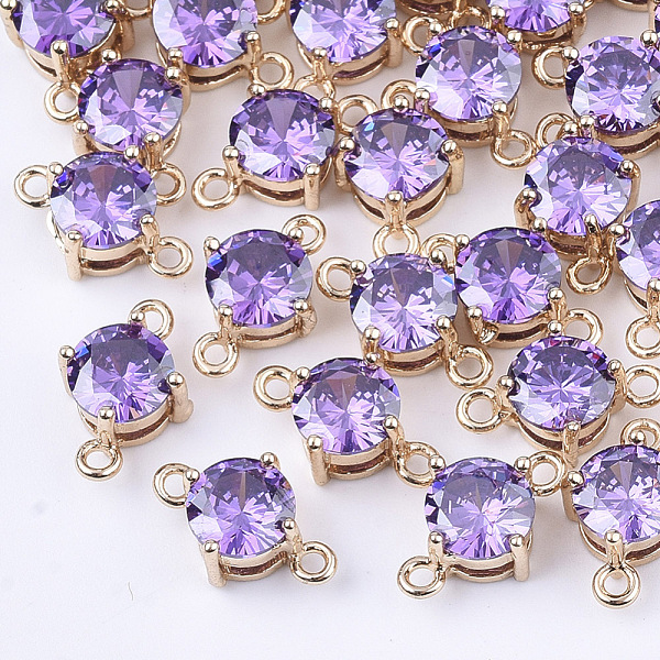 PandaHall Transparent Glass Links connectors, with Brass Findings, Faceted, Flat Round, Light Gold, Medium Purple, 12x7.5x5mm, Hole: 1.2mm...
PandaHall Transparent Glass Links connectors, with Brass Findings, Faceted, Flat Round, Light Gold, Medium Purple, 12x7.5x5mm, Hole: 1.2mm...