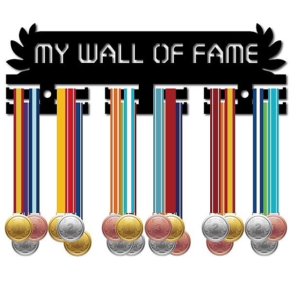 PandaHall Word My Wall Of Fame Acrylic Medal Holder, Medals Display Hanger Rack, with Standoff Pins, Medal Holder Frame, Word, 94x290x10mm..., Black
PandaHall Word My Wall Of Fame Acrylic Medal Holder, Medals Display Hanger Rack, with Standoff Pins, Medal Holder Frame, Word, 94x290x10mm..., Black