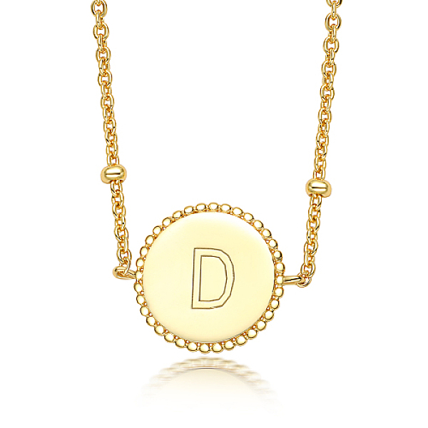 PandaHall Golden Stainless Steel Pendant Necklaces, Initial Letter, Letter D, 15.75 inch(40cm) Stainless Steel Letter D
PandaHall Golden Stainless Steel Pendant Necklaces, Initial Letter, Letter D, 15.75 inch(40cm) Stainless Steel Letter D