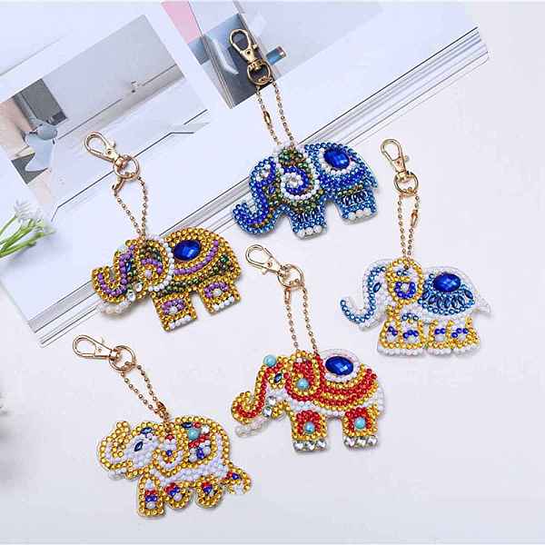PandaHall DIY Diamond Painting Elephant Pendant Keychain Kit, Including Acrylic Board, Keychain Clasp, Bead Chain, Resin Rhinestones Bag...
PandaHall DIY Diamond Painting Elephant Pendant Keychain Kit, Including Acrylic Board, Keychain Clasp, Bead Chain, Resin Rhinestones Bag...
