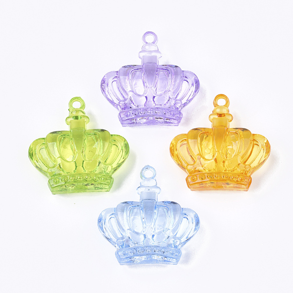 PandaHall Transparent Acrylic Pendants, Crown, Mixed Color, 43x43x17mm, Hole: 3mm, about 43pcs/500g Acrylic Crown Multicolor
PandaHall Transparent Acrylic Pendants, Crown, Mixed Color, 43x43x17mm, Hole: 3mm, about 43pcs/500g Acrylic Crown Multicolor