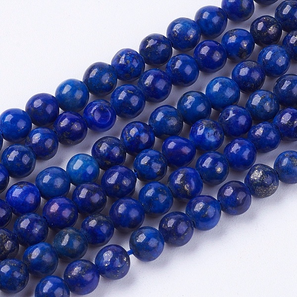 PandaHall Dyed Natural Lapis Lazuli Bead Strands, Round, 6mm, Hole: 1mm, about 65pcs/strand, 15.7 inch Lapis Lazuli Round Blue
PandaHall Dyed Natural Lapis Lazuli Bead Strands, Round, 6mm, Hole: 1mm, about 65pcs/strand, 15.7 inch Lapis Lazuli Round Blue