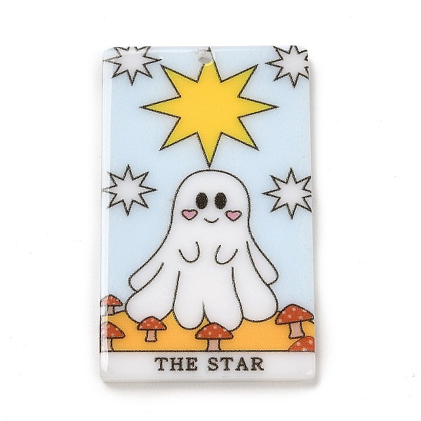 PandaHall Halloween Theme Acrylic Pendants, Rectangle, Star, 40.5x23.5x2mm, Hole: 1.6mm Acrylic Star
PandaHall Halloween Theme Acrylic Pendants, Rectangle, Star, 40.5x23.5x2mm, Hole: 1.6mm Acrylic Star