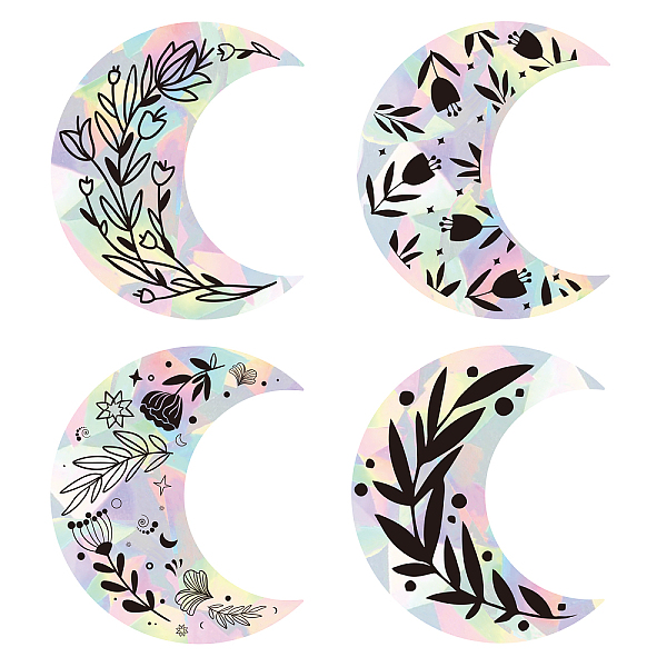 PandaHall 4Pcs 4 Patterns PVC Colored Laser Stained Window Film Adhesive Static Stickers, Electrostatic Window Stickers, Moon Pattern...
PandaHall 4Pcs 4 Patterns PVC Colored Laser Stained Window Film Adhesive Static Stickers, Electrostatic Window Stickers, Moon Pattern...
