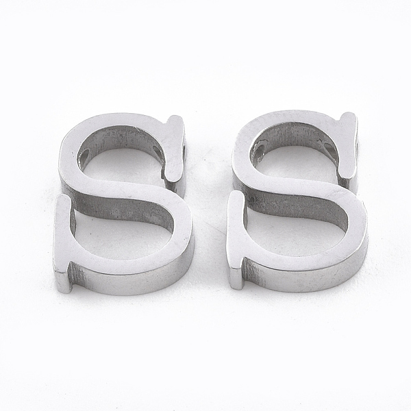PandaHall 304 Stainless Steel Pendants, Stainless Steel Color, Letter, Letter.S, 11x9x3mm, Hole: 1.8mm 304 Stainless Steel Letter S
PandaHall 304 Stainless Steel Pendants, Stainless Steel Color, Letter, Letter.S, 11x9x3mm, Hole: 1.8mm 304 Stainless Steel Letter S
