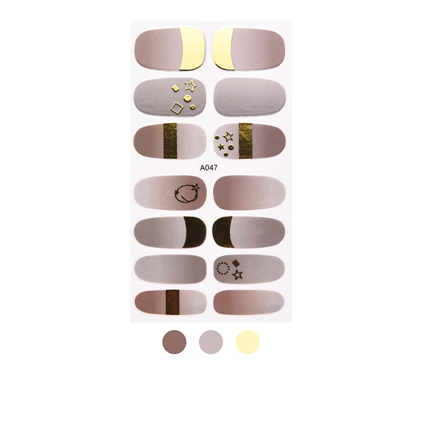 PandaHall Full Wrap Gradient Nail Polish Stickers, Self-Adhesive Nail Polish Strips, for Women Girls Nail Tips Decorations, Star Pattern..., Gray
PandaHall Full Wrap Gradient Nail Polish Stickers, Self-Adhesive Nail Polish Strips, for Women Girls Nail Tips Decorations, Star Pattern..., Gray
