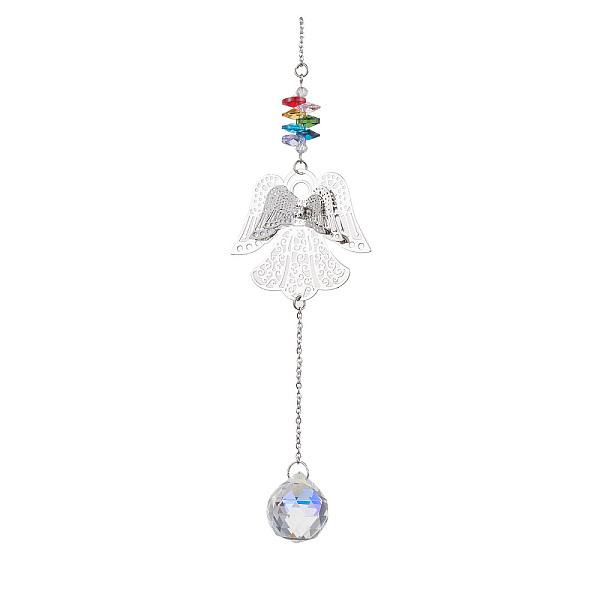 PandaHall Brass Hollow Hanging Ornaments, Stainless Steel Chain and Glass Round Tassel for Home Garden Outdoor Decorations, Angel & Fairy...
PandaHall Brass Hollow Hanging Ornaments, Stainless Steel Chain and Glass Round Tassel for Home Garden Outdoor Decorations, Angel & Fairy...