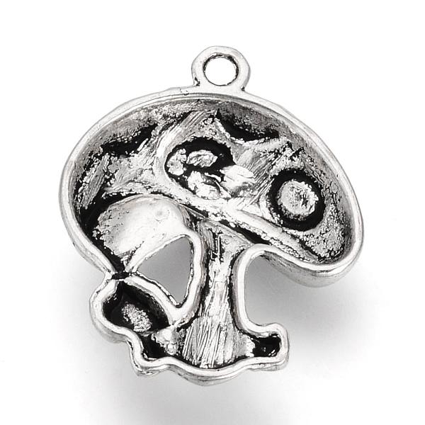 PandaHall Tibetan Style Alloy Pendants, Mushroom, Cadmium Free & Lead Free, Antique Silver, 23x18.5x5mm, Hole: 1.5mm, about 630pcs/1000g...
PandaHall Tibetan Style Alloy Pendants, Mushroom, Cadmium Free & Lead Free, Antique Silver, 23x18.5x5mm, Hole: 1.5mm, about 630pcs/1000g...
