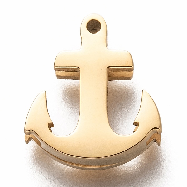 PandaHall 304 Stainless Steel Slide Charms, Anchor, Golden, 12x10.5x3.5mm, Hole: 8x1.5mm 304 Stainless Steel Anchor & Helm
PandaHall 304 Stainless Steel Slide Charms, Anchor, Golden, 12x10.5x3.5mm, Hole: 8x1.5mm 304 Stainless Steel Anchor & Helm
