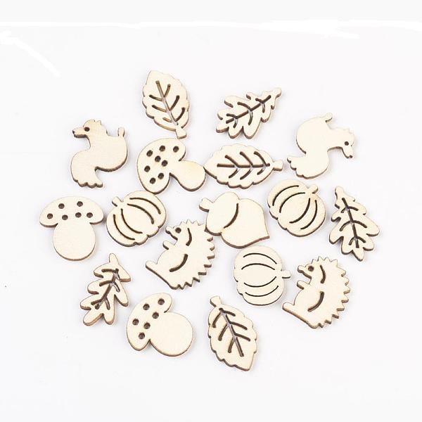 PandaHall Wood Cabochons, Laser Cut Wood Shapes, Mixed Shapes, Antique White, 19~27.5x15~25x2.5mm Wood Mixed Shapes Orange
PandaHall Wood Cabochons, Laser Cut Wood Shapes, Mixed Shapes, Antique White, 19~27.5x15~25x2.5mm Wood Mixed Shapes Orange