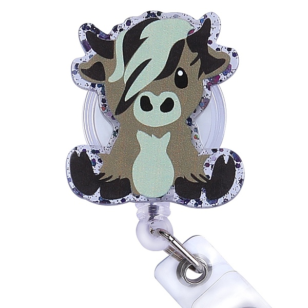 PandaHall Acrylic & ABS Plastic Badge Reel, Retractable Badge Holder, Cattle, 95mm, Cattle: 43.5x39.5mm Acrylic Cattle Brown
PandaHall Acrylic & ABS Plastic Badge Reel, Retractable Badge Holder, Cattle, 95mm, Cattle: 43.5x39.5mm Acrylic Cattle Brown