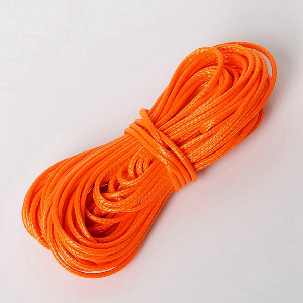 PandaHall Waxed Polyester Cord, Round, Dark Orange, 1.5mm, 10m/bundle Waxed Polyester Cord Round
PandaHall Waxed Polyester Cord, Round, Dark Orange, 1.5mm, 10m/bundle Waxed Polyester Cord Round