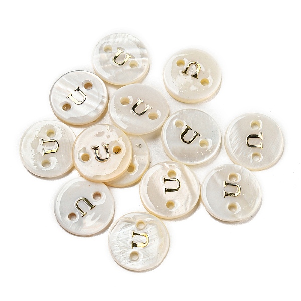 PandaHall Freshwater Shell Buttons, Flat Round , Letter U, 12x2mm, Hole: 1.6mm Shell Letter U
PandaHall Freshwater Shell Buttons, Flat Round , Letter U, 12x2mm, Hole: 1.6mm Shell Letter U