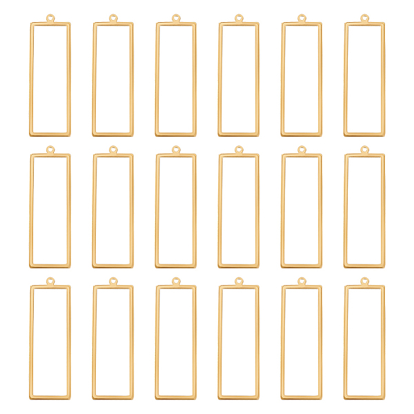 PandaHall BENECREAT 20Pcs Brass Pendants, Hollow, Rectangle Charm, Golden, 45.5x15x0.8mm, Hole: 1.4mm Brass Rectangle
PandaHall BENECREAT 20Pcs Brass Pendants, Hollow, Rectangle Charm, Golden, 45.5x15x0.8mm, Hole: 1.4mm Brass Rectangle