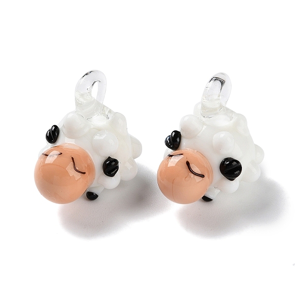 PandaHall Handmade Lampwork Pendants, Sheep, Saddle Brown, 23x20x23mm, Hole: 3.5x2.5mm Lampwork Sheep
PandaHall Handmade Lampwork Pendants, Sheep, Saddle Brown, 23x20x23mm, Hole: 3.5x2.5mm Lampwork Sheep