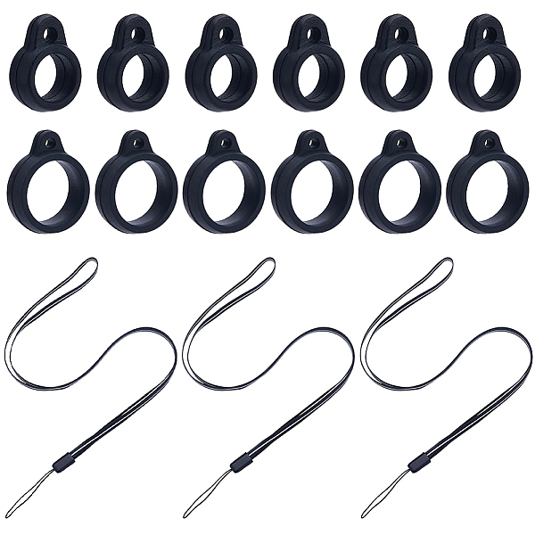 PandaHall GORGECRAFT 32PCS Black Necklace Lanyard Set Including 16PCS 8/13mm Inner Diameter Nonslip Rubber Rings Loop 16PCS Loss-Proof..., Multicolor
PandaHall GORGECRAFT 32PCS Black Necklace Lanyard Set Including 16PCS 8/13mm Inner Diameter Nonslip Rubber Rings Loop 16PCS Loss-Proof..., Multicolor