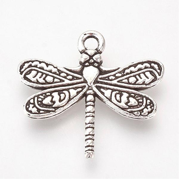 PandaHall Tibetan Style Alloy Pendants, Dragonfly, Cadmium Free & Lead Free, Antique Silver, 19x21x3mm, Hole: 2mm, about 610pcs/1000g Alloy...
PandaHall Tibetan Style Alloy Pendants, Dragonfly, Cadmium Free & Lead Free, Antique Silver, 19x21x3mm, Hole: 2mm, about 610pcs/1000g Alloy...