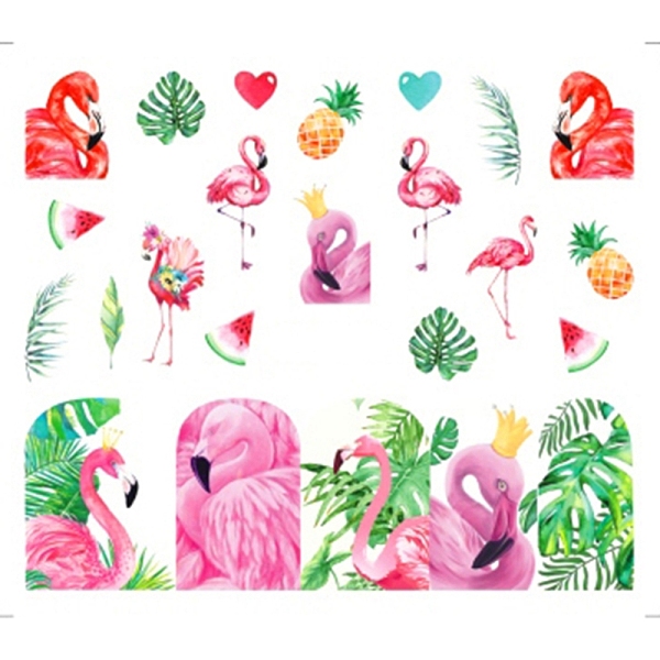 PandaHall Nail Art Water Transfer Sticker, Flamingo Watermark Nail Decals, for Woman Girls Nails Design Manicure Tips Decoration, Colorful...
PandaHall Nail Art Water Transfer Sticker, Flamingo Watermark Nail Decals, for Woman Girls Nails Design Manicure Tips Decoration, Colorful...