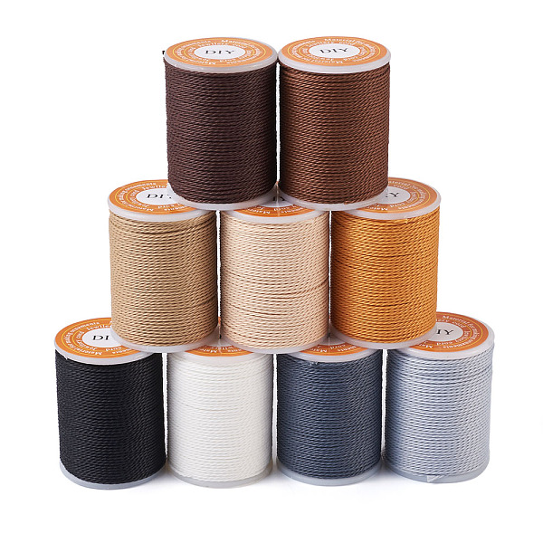 PandaHall Waxed Polyester Cord, Twisted Cord, Mixed Color, 1mm, about 11m/roll, 9 colors, 1roll/color, 9rolls Waxed Polyester Cord Round..., Multicolor
PandaHall Waxed Polyester Cord, Twisted Cord, Mixed Color, 1mm, about 11m/roll, 9 colors, 1roll/color, 9rolls Waxed Polyester Cord Round..., Multicolor