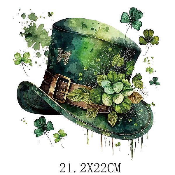 PandaHall Saint Patrick's Day Theme PET Sublimation Stickers, Heat Transfer Film, Iron on Vinyls, for Clothes Decoration, Hat, 212x220mm PET...
PandaHall Saint Patrick's Day Theme PET Sublimation Stickers, Heat Transfer Film, Iron on Vinyls, for Clothes Decoration, Hat, 212x220mm PET...