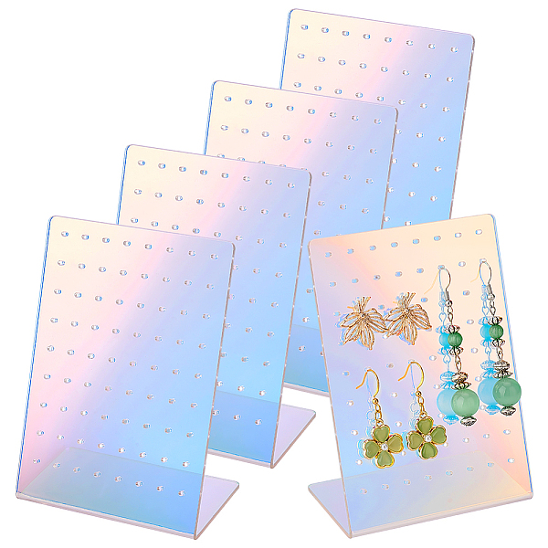 PandaHall 72-Hole Laser Acrylic Slant Back Earring Display Stands, Rectangle Jewelry Organizer Holder for Earring Storage, Colorful...
PandaHall 72-Hole Laser Acrylic Slant Back Earring Display Stands, Rectangle Jewelry Organizer Holder for Earring Storage, Colorful...