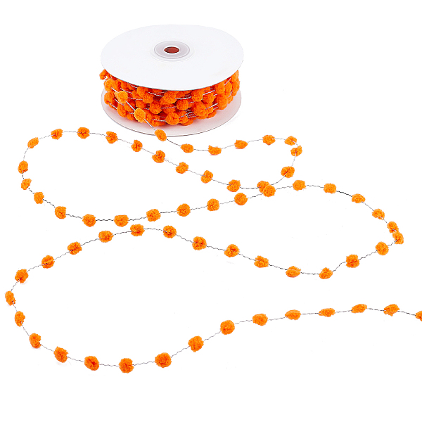 PandaHall CHGCRAFT Iron Wire, with Pompon Beaded, Orange, 20 Gauge, 0.8mm, 25 Yard/roll Iron Orange
PandaHall CHGCRAFT Iron Wire, with Pompon Beaded, Orange, 20 Gauge, 0.8mm, 25 Yard/roll Iron Orange