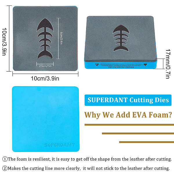 PandaHall SUPERDANT Wooden Die Cutting Fish Bone Leather Cutting Dies Fish Skeleton Die Cut DIY Leather Craft Wood Cutting Machine Faux...
PandaHall SUPERDANT Wooden Die Cutting Fish Bone Leather Cutting Dies Fish Skeleton Die Cut DIY Leather Craft Wood Cutting Machine Faux...