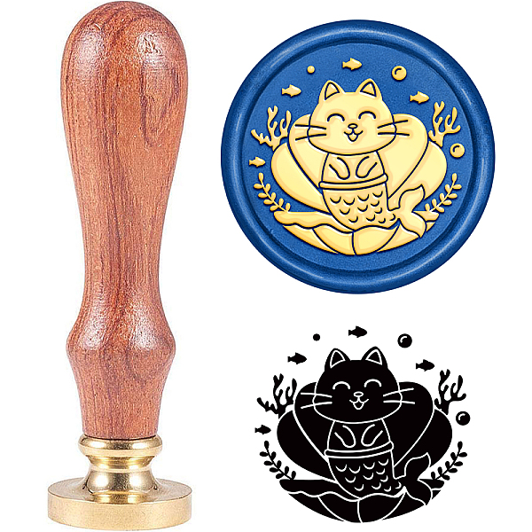 PandaHall SUPERDANT 30mm Wax Seal Stamp Cat Fish Pattern Wax Sealing Stamp Underwater World Brass Head Stamp 1 Wooden Handle for Gift...
PandaHall SUPERDANT 30mm Wax Seal Stamp Cat Fish Pattern Wax Sealing Stamp Underwater World Brass Head Stamp 1 Wooden Handle for Gift...