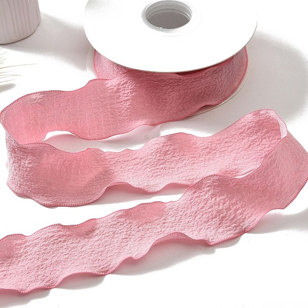 PandaHall Polyester Ruffled Ribbon, Pleated Ribbon, for Gift Wrapping, Bow Tie Making, Crimson, 1 inch(25mm), about 9.84 Yards(9m)/Roll..., Pink
PandaHall Polyester Ruffled Ribbon, Pleated Ribbon, for Gift Wrapping, Bow Tie Making, Crimson, 1 inch(25mm), about 9.84 Yards(9m)/Roll..., Pink