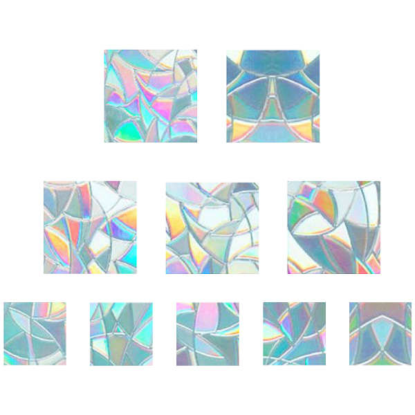 PandaHall Rainbow Prism Paster, Window Sticker Decorations, Square, Colorful, 10x10cm, 15x15cm, 10pcs/set Plastic Square
PandaHall Rainbow Prism Paster, Window Sticker Decorations, Square, Colorful, 10x10cm, 15x15cm, 10pcs/set Plastic Square