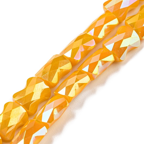 PandaHall AB Color Plated Glass Beads Strands, Faceted Bamboo Stick, Orange, 8x6x4~4.5mm, Hole: 1.2mm, about 70pcs/strand, 21.57''(54.8cm)...
PandaHall AB Color Plated Glass Beads Strands, Faceted Bamboo Stick, Orange, 8x6x4~4.5mm, Hole: 1.2mm, about 70pcs/strand, 21.57''(54.8cm)...