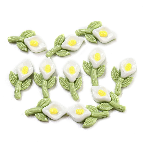 PandaHall Luminous Opaque Epoxy Resin Decoden Cabochons, Glow in the Dark Flower, White, 11x6x3mm Epoxy Resin Flower White
PandaHall Luminous Opaque Epoxy Resin Decoden Cabochons, Glow in the Dark Flower, White, 11x6x3mm Epoxy Resin Flower White