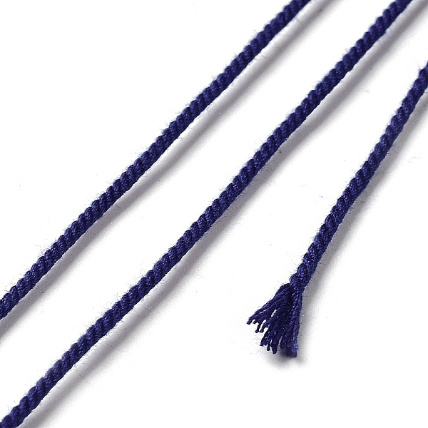 PandaHall Polyester Twisted Cord, Round, for DIY Jewelry Making, Prussian Blue, 1.2mm, about 38.28 Yards(35m)/Roll Polyester
PandaHall Polyester Twisted Cord, Round, for DIY Jewelry Making, Prussian Blue, 1.2mm, about 38.28 Yards(35m)/Roll Polyester