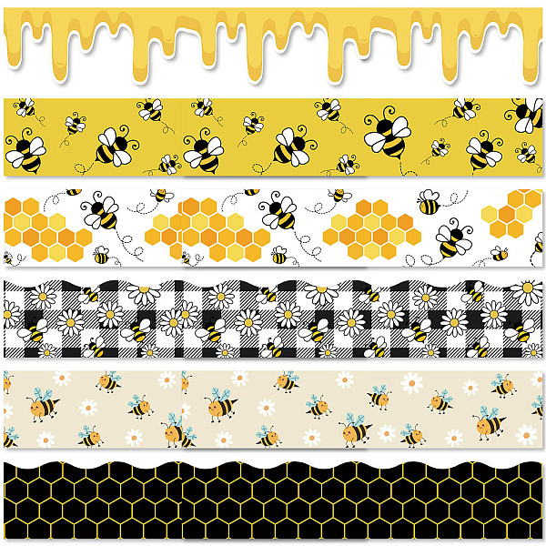PandaHall 60pcs Coated Paper Border Decorative Stickers, Self Adhesive Planner Stickers for Journal, Scrapbooking, Bees, 350x75mm, 10...
PandaHall 60pcs Coated Paper Border Decorative Stickers, Self Adhesive Planner Stickers for Journal, Scrapbooking, Bees, 350x75mm, 10...