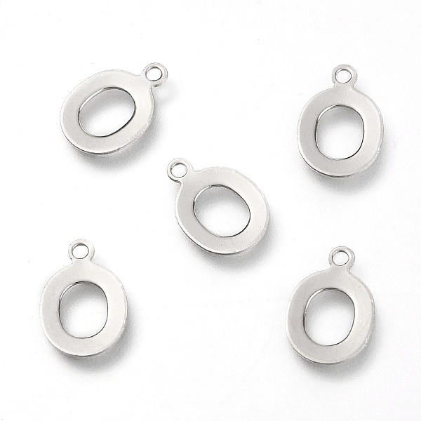 PandaHall 201 Stainless Steel Charms, Alphabet, Letter.O, 12x8.3x0.6mm, Hole: 1.4mm 201 Stainless Steel Letter O
PandaHall 201 Stainless Steel Charms, Alphabet, Letter.O, 12x8.3x0.6mm, Hole: 1.4mm 201 Stainless Steel Letter O