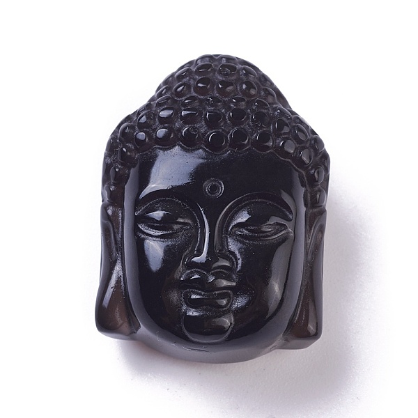 PandaHall Natural Obsidian Pendants, Buddha Head, 33x24x16mm, Hole: 1.2mm Obsidian Human
PandaHall Natural Obsidian Pendants, Buddha Head, 33x24x16mm, Hole: 1.2mm Obsidian Human