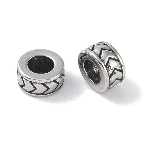 PandaHall 316 Surgical Stainless Steel European Beads, Large Hole Beads, Column, Antique Silver, 7x4mm, Hole: 4mm 316 Surgical Stainless...
PandaHall 316 Surgical Stainless Steel European Beads, Large Hole Beads, Column, Antique Silver, 7x4mm, Hole: 4mm 316 Surgical Stainless...