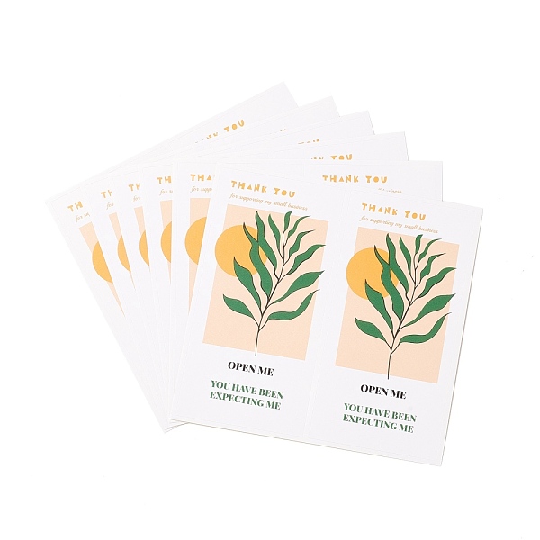 PandaHall Rectangle Gift Stickers, Adhesive Label Stickers, Thank You Theme, Leaf Pattern, 10.5x10.6x0.01cm, 50pcs/bag Paper Leaf Green
PandaHall Rectangle Gift Stickers, Adhesive Label Stickers, Thank You Theme, Leaf Pattern, 10.5x10.6x0.01cm, 50pcs/bag Paper Leaf Green