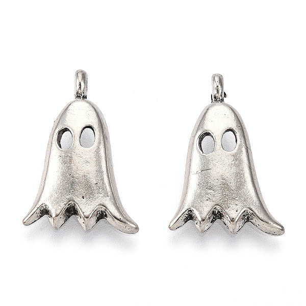 PandaHall Tibetan Style Alloy Pendants, Cadmium Free & Lead Free, Ghost Charms, Antique Silver, 18.5x12.5x2.5mm, Hole: 1.5mm Alloy Ghost
PandaHall Tibetan Style Alloy Pendants, Cadmium Free & Lead Free, Ghost Charms, Antique Silver, 18.5x12.5x2.5mm, Hole: 1.5mm Alloy Ghost