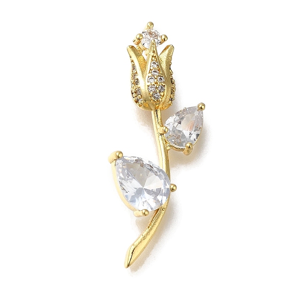 PandaHall Rack Plating Brass Micro Pave Cubic Zirconia Pendants, Long-Lasting Plated, Cadmium Free & Lead Free, Real 18K Gold Plated, Flower..., Clear
PandaHall Rack Plating Brass Micro Pave Cubic Zirconia Pendants, Long-Lasting Plated, Cadmium Free & Lead Free, Real 18K Gold Plated, Flower..., Clear