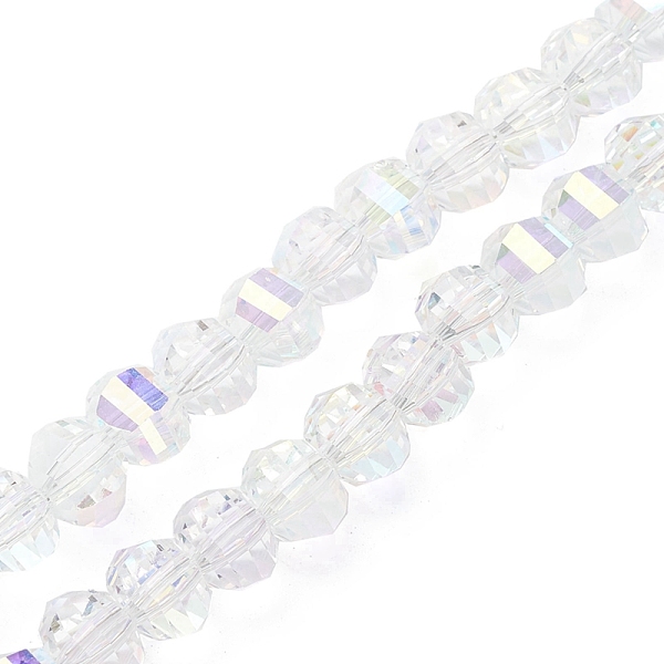 PandaHall Electroplate Transparent Glass Beads Strands, Faceted, Rondelle, Clear, 8x6mm, Hole: 1.2mm, about 80pcs/strand, 19.29''(49cm)...
PandaHall Electroplate Transparent Glass Beads Strands, Faceted, Rondelle, Clear, 8x6mm, Hole: 1.2mm, about 80pcs/strand, 19.29''(49cm)...
