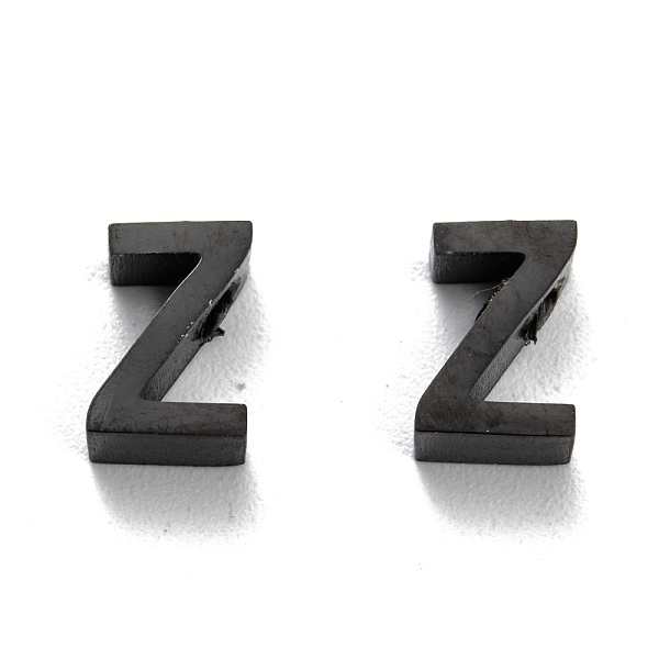 PandaHall 304 Stainless Steel Charms, Alphabet, Electrophoresis Black, Letter.Z, 8x5x3mm, Hole: 1.8mm 304 Stainless Steel Letter Z
PandaHall 304 Stainless Steel Charms, Alphabet, Electrophoresis Black, Letter.Z, 8x5x3mm, Hole: 1.8mm 304 Stainless Steel Letter Z