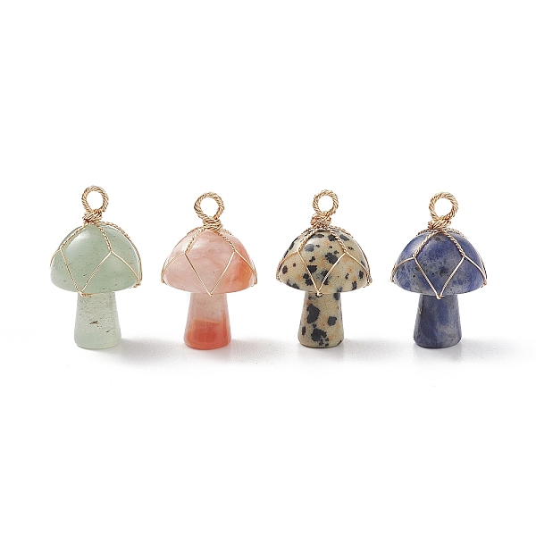 PandaHall 4Pcs 4 Styles Natural Mixed Stone Pendants, Mushroom Charm, Natural Green Aventurine & Cherry Blossom Agate & Dalmatian Jasper &...
PandaHall 4Pcs 4 Styles Natural Mixed Stone Pendants, Mushroom Charm, Natural Green Aventurine & Cherry Blossom Agate & Dalmatian Jasper &...