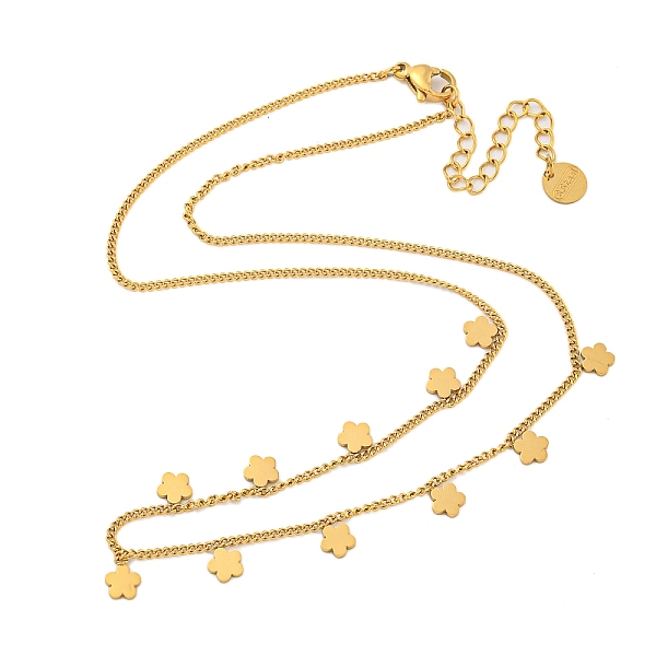 PandaHall 304 Stainless Steel Cable Chain Necklaces, Charm Necklaces, Flower, 15.83 inch(40.2cm) 304 Stainless Steel Flower
PandaHall 304 Stainless Steel Cable Chain Necklaces, Charm Necklaces, Flower, 15.83 inch(40.2cm) 304 Stainless Steel Flower