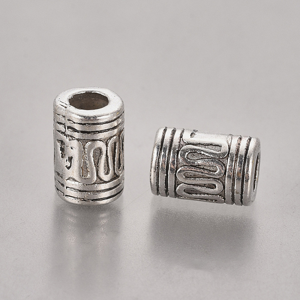 PandaHall Tibetan Style Alloy Beads, Lead Free & Nickel Free & Cadmium Free, Column, Antique Silver, about 7mm in diameter, 10mm long, hole...
PandaHall Tibetan Style Alloy Beads, Lead Free & Nickel Free & Cadmium Free, Column, Antique Silver, about 7mm in diameter, 10mm long, hole...